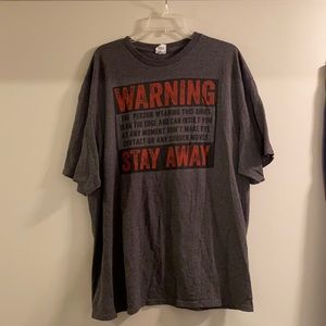 Shirt with words